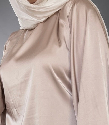 Satin Lace Dream ( champagne color )